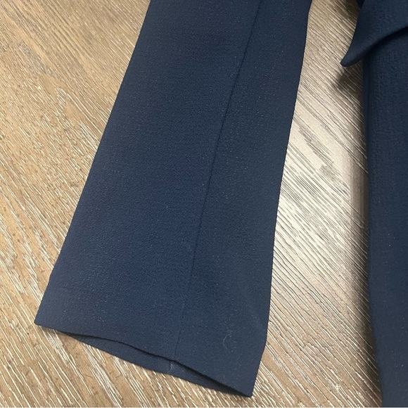 Nordstroms Top Shop Navy Blazer with white buttons and pockets size 8 - Picture 8 of 11